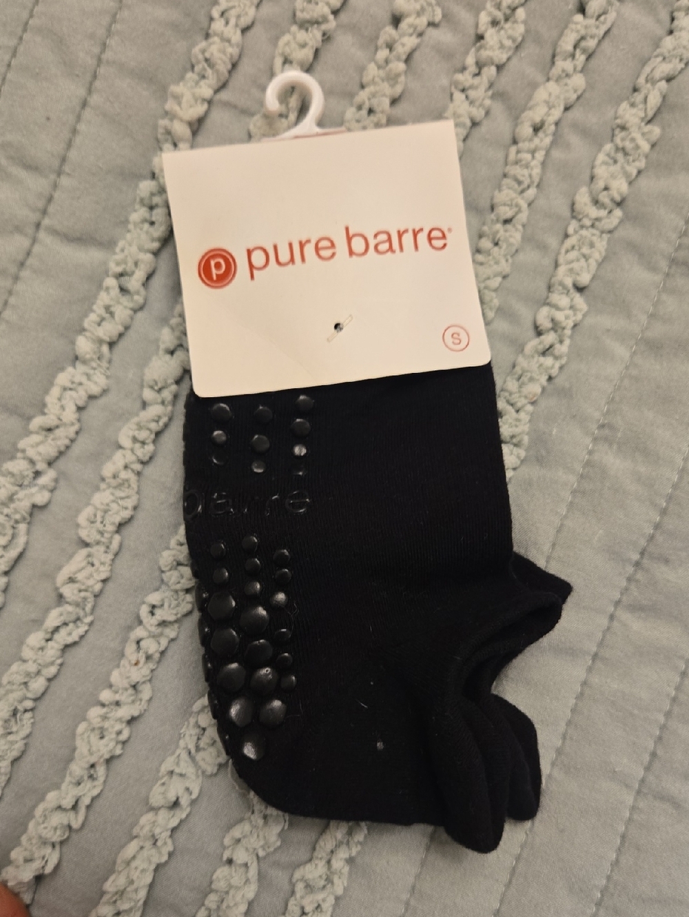 Purebarre Black Grip Socks